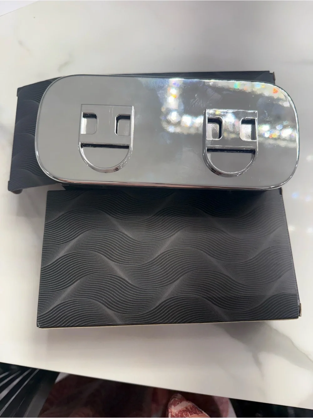 BMW Matte Black VR/Accessory Case with Chrome Accent